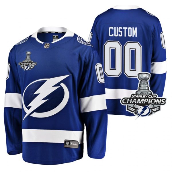2021-Stanley-Cup-Champions-Tampa-Bay-Lightning-Tilpasset-Troeje-00-Blaa-Hjemme
