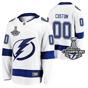 2021-Stanley-Cup-Champions-Tampa-Bay-Lightning-Tilpasset-Troeje-00-Hvid-Ude