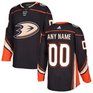 Boern-NHL-Anaheim-Ducks-Ishockey-Troeje-Customized-Hjemme-Sort-Authentic