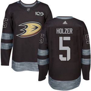 Boern-NHL-Anaheim-Ducks-Ishockey-Troeje-Korbinian-Holzer-5-1917-2017-Sort-100th-Anniversary