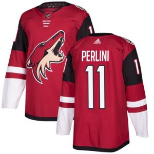 Boern-NHL-Arizona-Coyotes-Ishockey-Troeje-Brendan-Perlini-11-Authentic-Burgundy-Roed-Hjemme