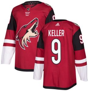 Boern-NHL-Arizona-Coyotes-Ishockey-Troeje-Clayton-Keller-9-Authentic-Burgundy-Roed-Hjemme