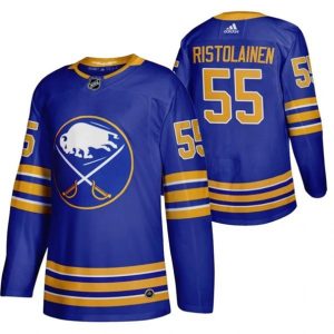 Boern-NHL-Buffalo-Sabres-Ishockey-Troeje-Rasmus-Ristolainen-55-2020-21-Royal-Authentic