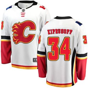 Boern-NHL-Calgary-Flames-Ishockey-Troeje-Miikka-Kiprusoff-34-Breakaway-Hvid-Fanatics-Branded-Ude