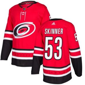 Boern-NHL-Carolina-Hurricanes-Ishockey-Troeje-Jeff-Skinner-53-Roed-Authentic