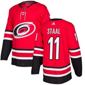 Boern-NHL-Carolina-Hurricanes-Ishockey-Troeje-Jordan-Staal-11-Authentic-Roed-Hjemme