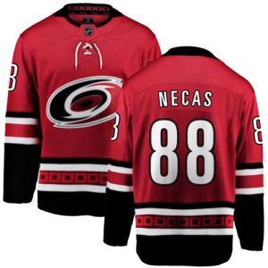 Boern-NHL-Carolina-Hurricanes-Ishockey-Troeje-Martin-Necas-88-Breakaway-Roed-Fanatics-Branded-Hjemme