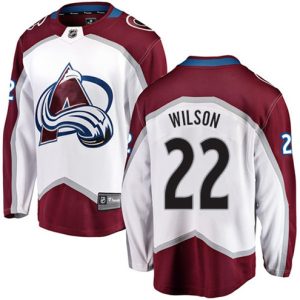 Boern-NHL-Colorado-Avalanche-Ishockey-Troeje-Colin-Wilson-22-Breakaway-Hvid-Fanatics-Branded-Ude