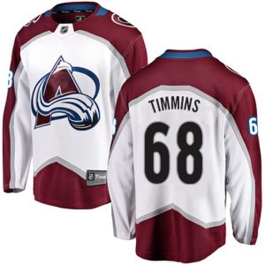 Boern-NHL-Colorado-Avalanche-Ishockey-Troeje-Conor-Timmins-68-Breakaway-Hvid-Fanatics-Branded-Ude