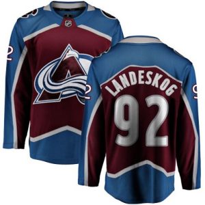 Boern-NHL-Colorado-Avalanche-Ishockey-Troeje-Gabriel-Landeskog-92-Breakaway-Maroon-Fanatics-Branded-Hjemme