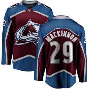 Boern-NHL-Colorado-Avalanche-Ishockey-Troeje-Nathan-MacKinnon-29-Breakaway-Maroon-Fanatics-Branded-Hjemme