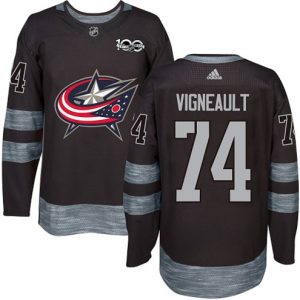 Boern-NHL-Columbus-Blue-Jackets-Ishockey-Troeje-Sam-Vigneault-74-Authentic-Sort-1917-2017-100th-Anniversary