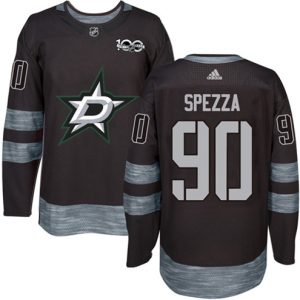 Boern-NHL-Dallas-Stars-Ishockey-Troeje-Jason-Spezza-90-Authentic-Sort-917-2017-100th-Anniversary