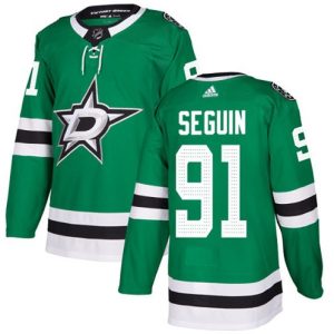 Boern-NHL-Dallas-Stars-Ishockey-Troeje-Tyler-Seguin-91-Authentic-Groen-Hjemme
