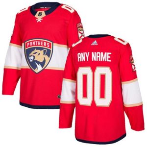 Boern-NHL-Florida-Panthers-Ishockey-Troeje-Customized-Hjemme-Roed-Authentic