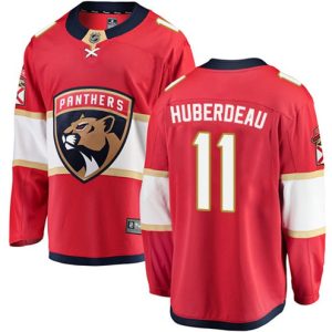 Boern-NHL-Florida-Panthers-Ishockey-Troeje-Jonathan-Huberdeau-11-Breakaway-Roed-Fanatics-Branded-Hjemme