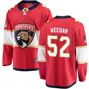 Boern-NHL-Florida-Panthers-Ishockey-Troeje-MacKenzie-Weegar-52-Breakaway-Roed-Fanatics-Branded-Hjemme