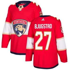 Boern-NHL-Florida-Panthers-Ishockey-Troeje-Nick-Bjugstad-27-Authentic-Roed-Hjemme