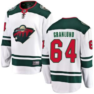 Boern-NHL-Minnesota-Wild-Ishockey-Troeje-Mikael-Granlund-64-Breakaway-Hvid-Fanatics-Branded-Ude