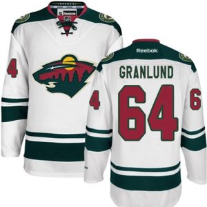 Boern-NHL-Minnesota-Wild-Ishockey-Troeje-Mikael-Granlund-64-Reebok-Hvid-Ude