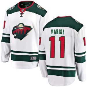 Boern-NHL-Minnesota-Wild-Ishockey-Troeje-Zach-Parise-11-Breakaway-Hvid-Fanatics-Branded-Ude