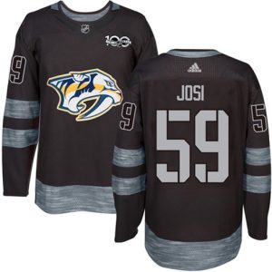 Boern-NHL-Nashville-Predators-Ishockey-Troeje-Roman-Josi-59-Authentic-Sort-1917-2017-100th-Anniversary