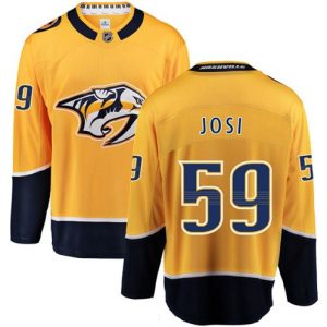 Boern-NHL-Nashville-Predators-Ishockey-Troeje-Roman-Josi-59-Breakaway-Guld-Fanatics-Branded-Hjemme