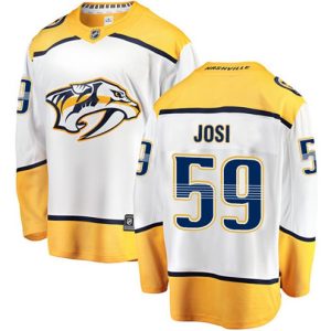 Boern-NHL-Nashville-Predators-Ishockey-Troeje-Roman-Josi-59-Breakaway-Hvid-Fanatics-Branded-Ude