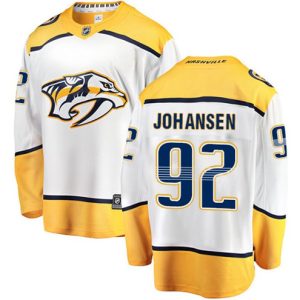 Boern-NHL-Nashville-Predators-Ishockey-Troeje-Ryan-Johansen-92-Breakaway-Hvid-Fanatics-Branded-Ude