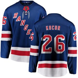 Boern-NHL-New-York-Rangers-Ishockey-Troeje-Joe-Kocur-26-Breakaway-Royal-Blaa-Fanatics-Branded-Hjemme