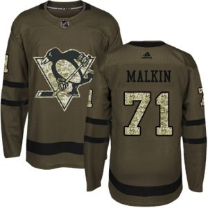 Boern-NHL-Pittsburgh-Penguins-Ishockey-Troeje-Evgeni-Malkin-71-Authentic-Groen-Salute-to-Service