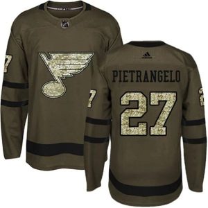 Boern-NHL-St.-Louis-Blues-Ishockey-Troeje-Alex-Pietrangelo-27-Camo-Groen-Authentic