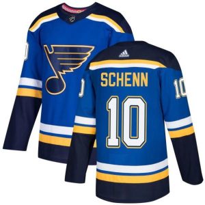 Boern-NHL-St.-Louis-Blues-Ishockey-Troeje-Brayden-Schenn-10-Blaa-Authentic