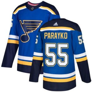 Boern-NHL-St.-Louis-Blues-Ishockey-Troeje-Colton-Parayko-55-Blaa-Authentic