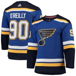 Boern-NHL-St.-Louis-Blues-Ishockey-Troeje-Ryan-OReilly-90-Blaa-Authentic