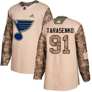 Boern-NHL-St.-Louis-Blues-Ishockey-Troeje-Vladimir-Tarasenko-91-Authentic-Camo-Veterans-Day-Practice