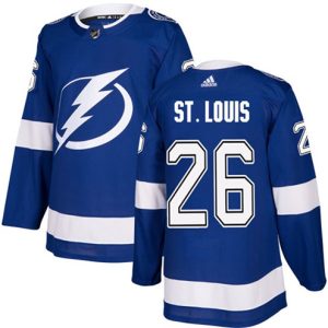 Boern-NHL-Tampa-Bay-Lightning-Ishockey-Troeje-Martin-St.-Louis-26-Authentic-Royal-Blaa-Hjemme