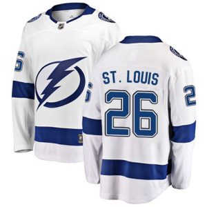 Boern-NHL-Tampa-Bay-Lightning-Ishockey-Troeje-Martin-St.-Louis-26-Breakaway-Hvid-Fanatics-Branded-Ude