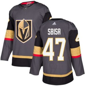 Boern-NHL-Vegas-Golden-Knights-Ishockey-Troeje-Luca-Sbisa-47-Authentic-Graa-Hjemme