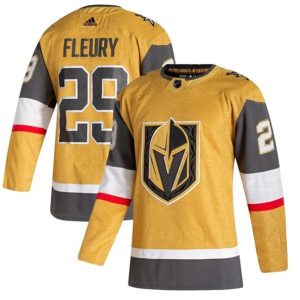 Boern-NHL-Vegas-Golden-Knights-Ishockey-Troeje-Marc-Andre-Fleury-29-2020-21-Kulta-Authentic