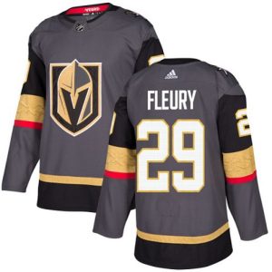 Boern-NHL-Vegas-Golden-Knights-Ishockey-Troeje-Marc-Andre-Fleury-29-Authentic-Graa-Hjemme