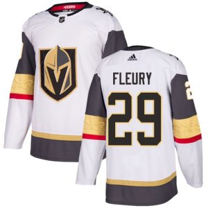 Boern-NHL-Vegas-Golden-Knights-Ishockey-Troeje-Marc-Andre-Fleury-29-Authentic-Hvid-Ude