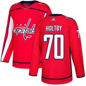 Boern-NHL-Washington-Capitals-Ishockey-Troeje-Braden-Holtby-70-Authentic-Roed-Hjemme