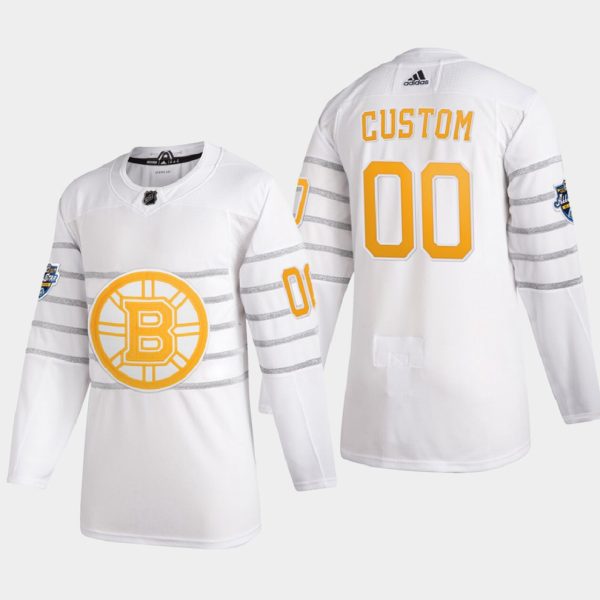 Boston-Bruins-Tilpasset-Troeje-00-2020-NHL-All-Star-Game-Hvid-Authentic