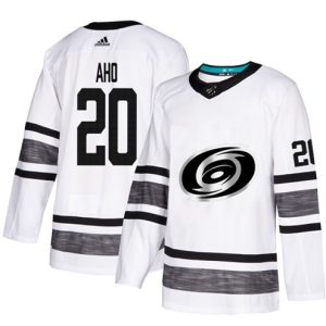 Carolina-Hurricanes-Troeje-20-Sebastian-Aho-Hvid-2019-All-Star-Stitched