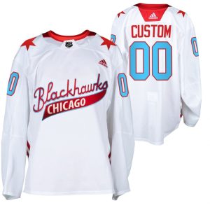Chicago-Blackhawks-Tilpasset-Troeje-Hvid-2021-One-Community-Night