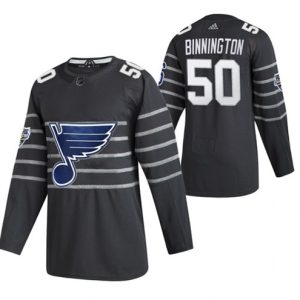 Maend-2020-NHL-All-Star-St.-Louis-Blues-Troeje-Jordan-Binnington-Graa