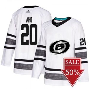 Maend-Carolina-Hurricanes-Troeje-Sebastian-Aho20-Hvid-2019-NHL-All-Star
