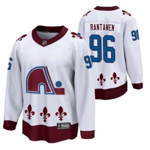 Maend-Colorado-Avalanche-Troeje-Mikko-Rantanen-96-2022-Reverse-Retro-Hvid-Authentic
