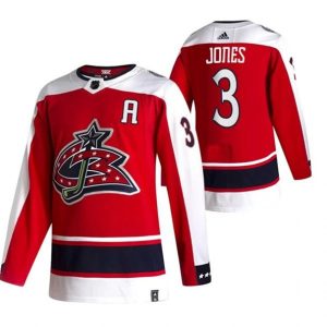Maend-Columbus-Blue-Jackets-Troeje-Seth-Jones-3-2022-Reverse-Retro-Roed-Authentic